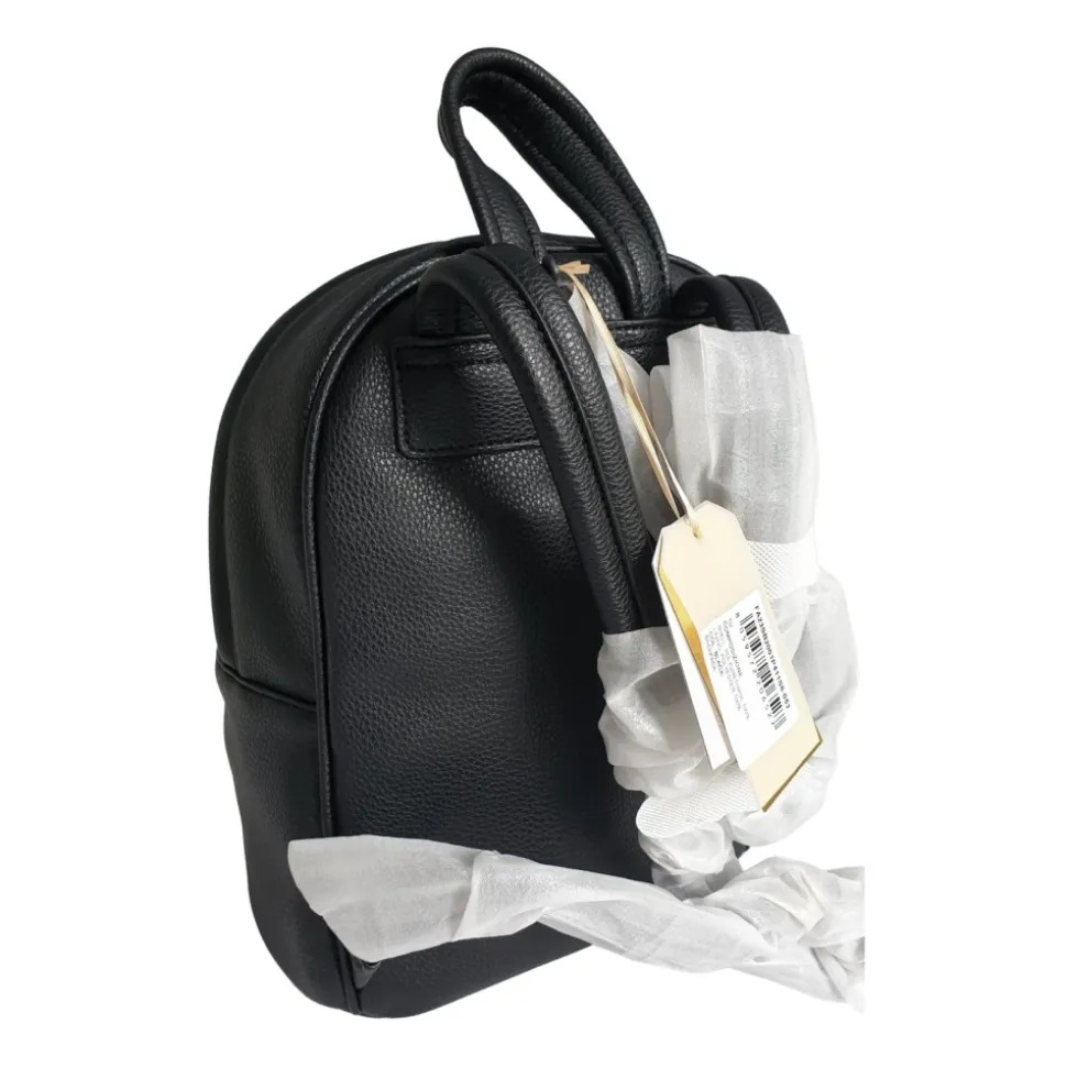 Sac à Dos en Similicuir Noir Femme