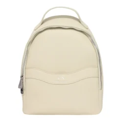 Sac à dos en similicuir pour femme avec poche avant