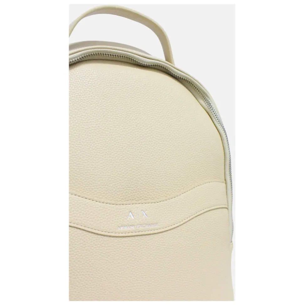 Sac à dos en similicuir pour femme avec poche avant