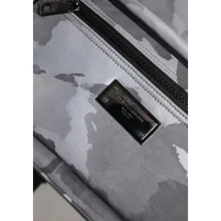 Sac à dos gris camouflage avec logo