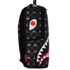 Sac à dos à motif vérifié avec personnage qui dépasse