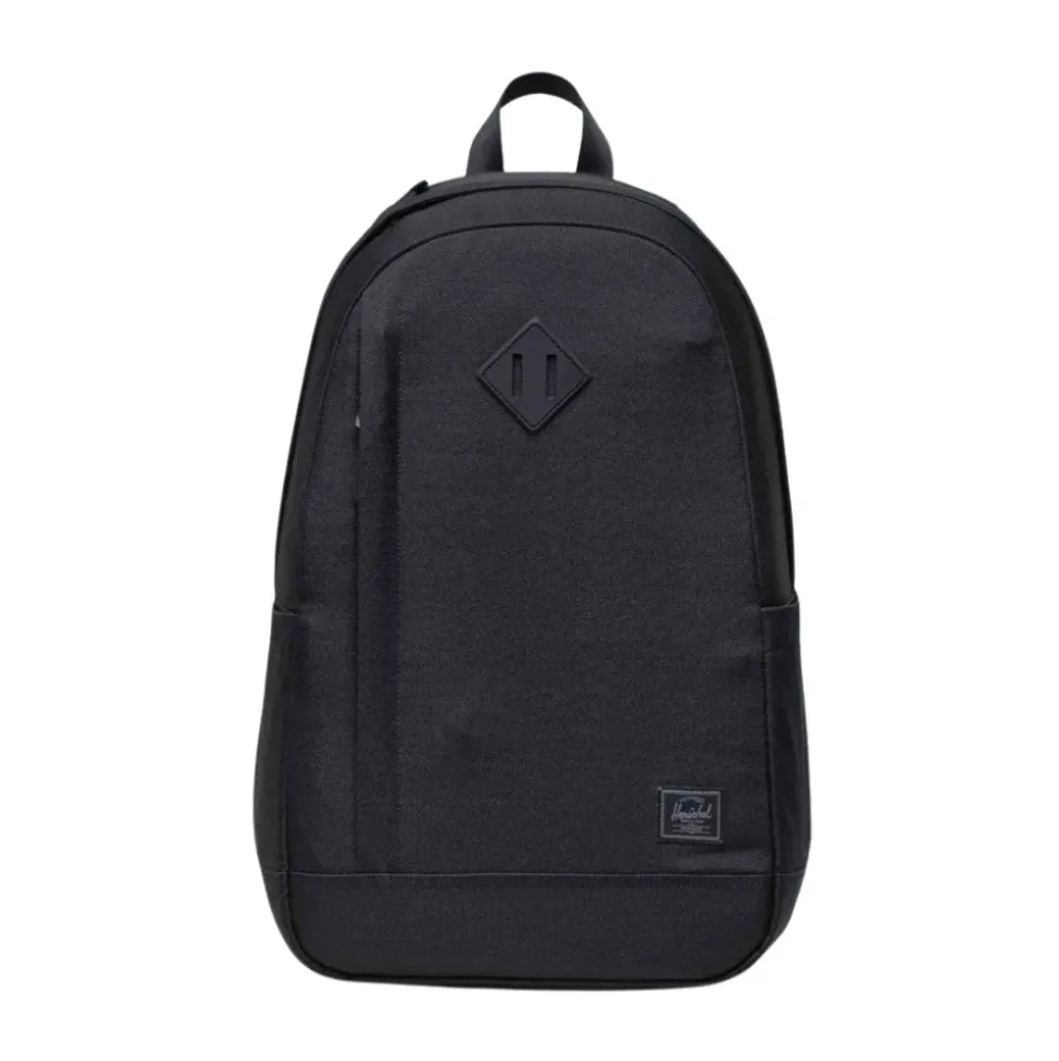 Sac à Dos Noir Tonal avec Poche pour Ordinateur Portable