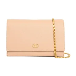 Sac en Cuir Beige avec Chaîne
