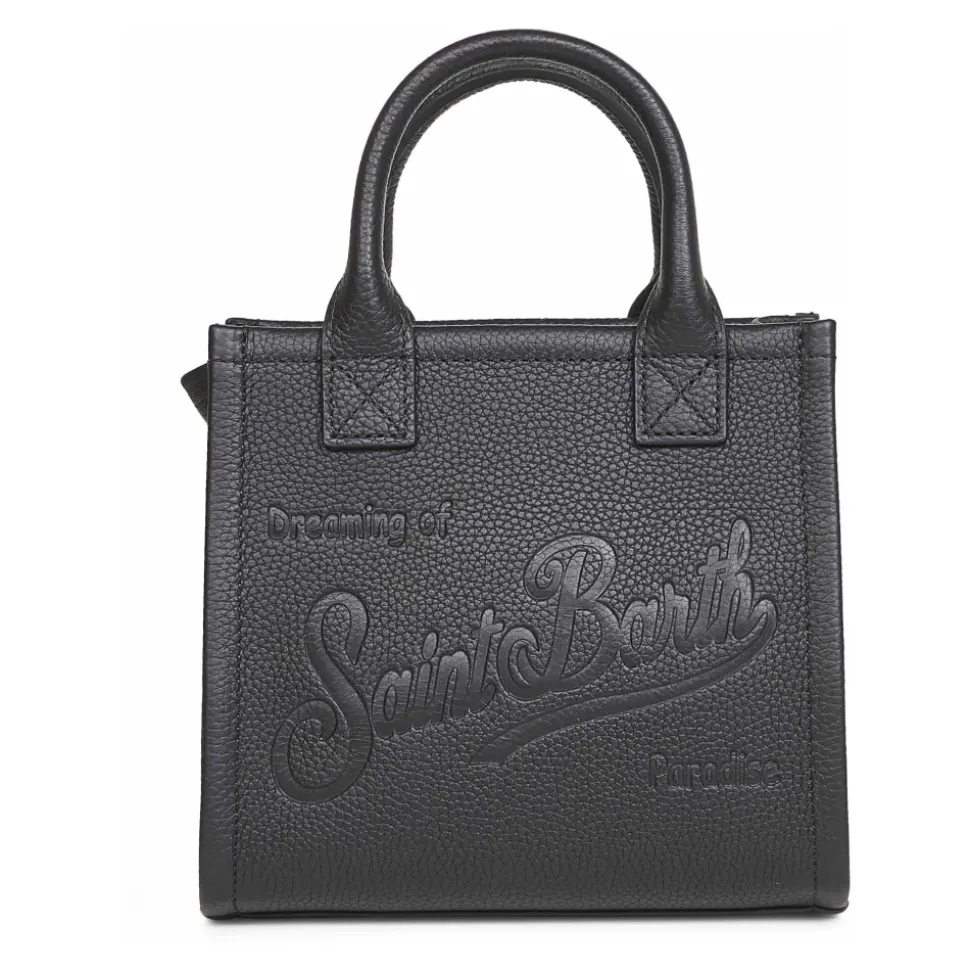 Sac en cuir noir