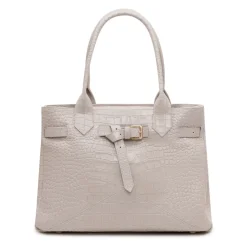 Sac fourre-tout en cuir effet croco