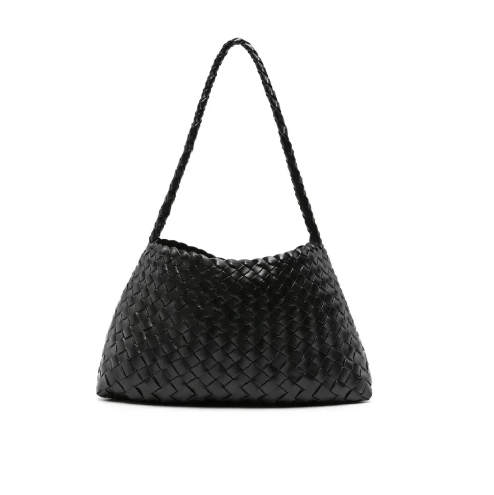 Sac Fourre-Tout en Cuir Tressé