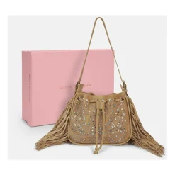 Sac à franges clouté