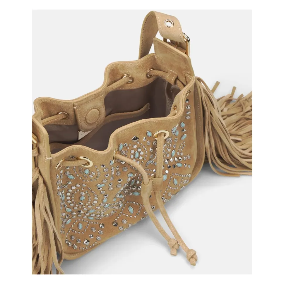 Sac à franges clouté