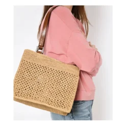 Sac Irina Fait Main au Crochet en Raffia