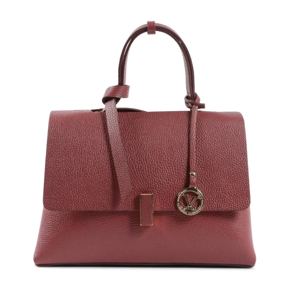 Sac à main en cuir rouge