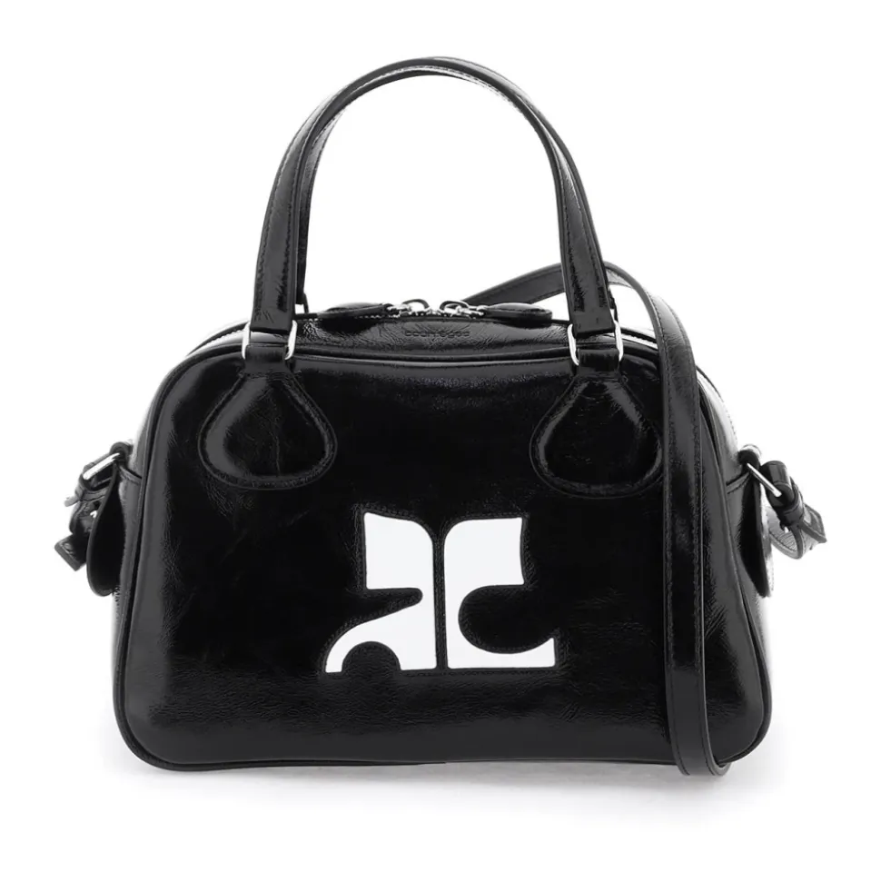 Sac à main en cuir verni Reedition Box