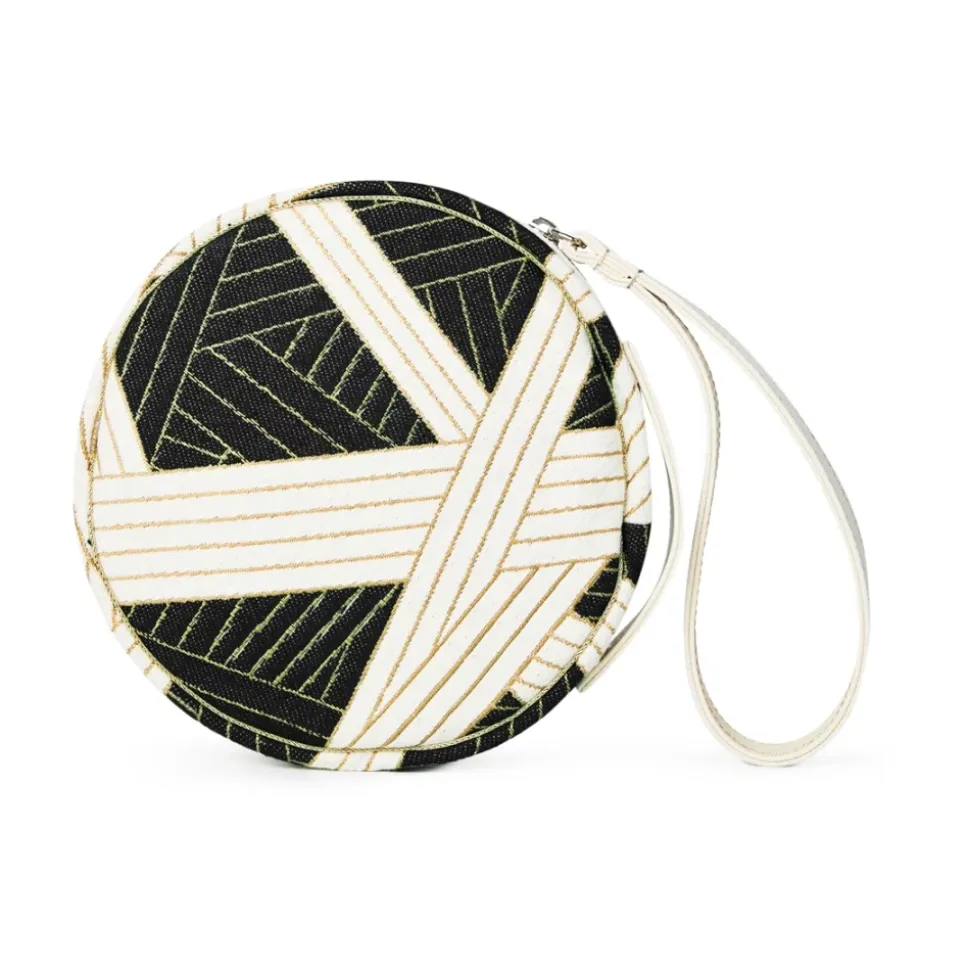 Sac Pochette Beauté Ronde Noir