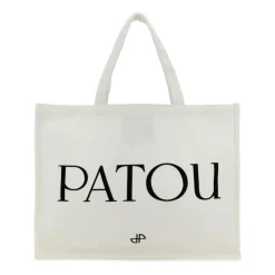 Sac Shopping Blanc en Coton