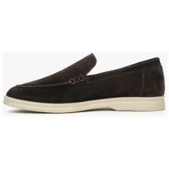 Saddle Suede Loafers
