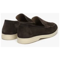 Saddle Suede Loafers