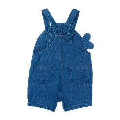 Salopette en jean motif baleine
