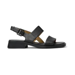 Sandale en cuir noir Dana