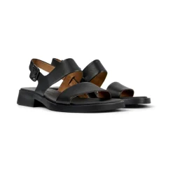 Sandale en cuir noir Dana