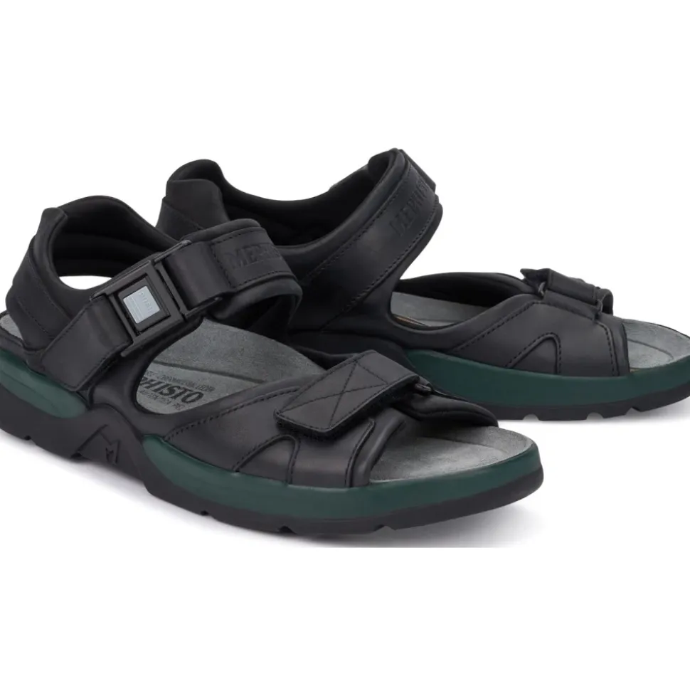 Sandale Homme en Cuir Noir - SHARK FIT