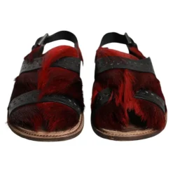 Sandales Chaussures en Cuir de Gazelle