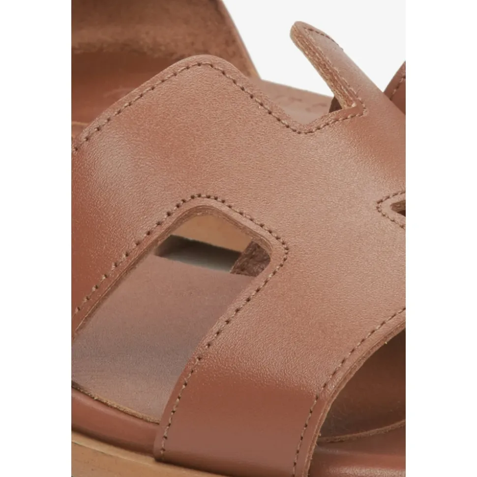Sandales en cuir