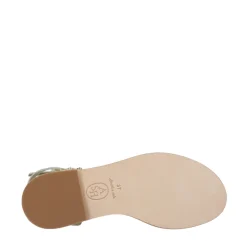 Sandales en cuir clouté