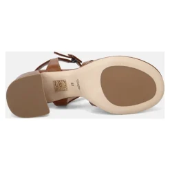 Sandales en Cuir Marron