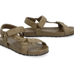 Sandales en Cuir Tissé