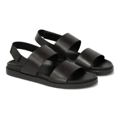 Sandales en cuir à velcro