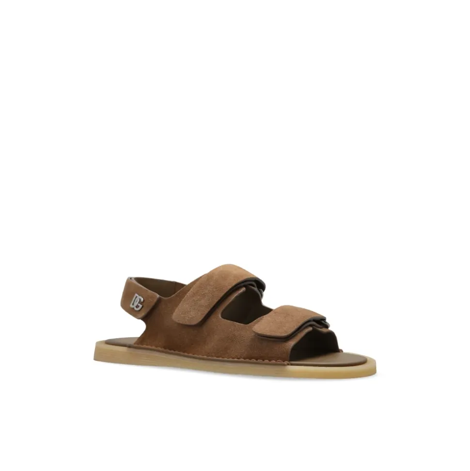 Sandales en daim