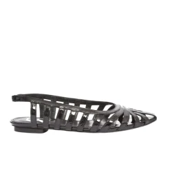 Sandales plates contemporaines avec élastique cheville
