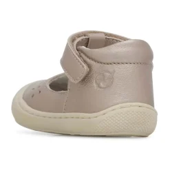 Sandales semi-fermées en cuir laminé INDIS