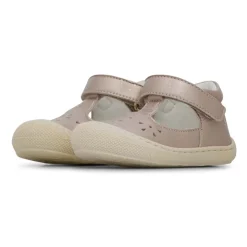 Sandales semi-fermées en cuir laminé INDIS