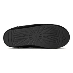 Sandales Slip-On en daim noir imperméables