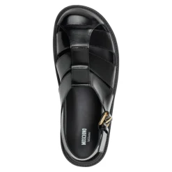 Sandales Sportives à Bride Réglable Motif Uni