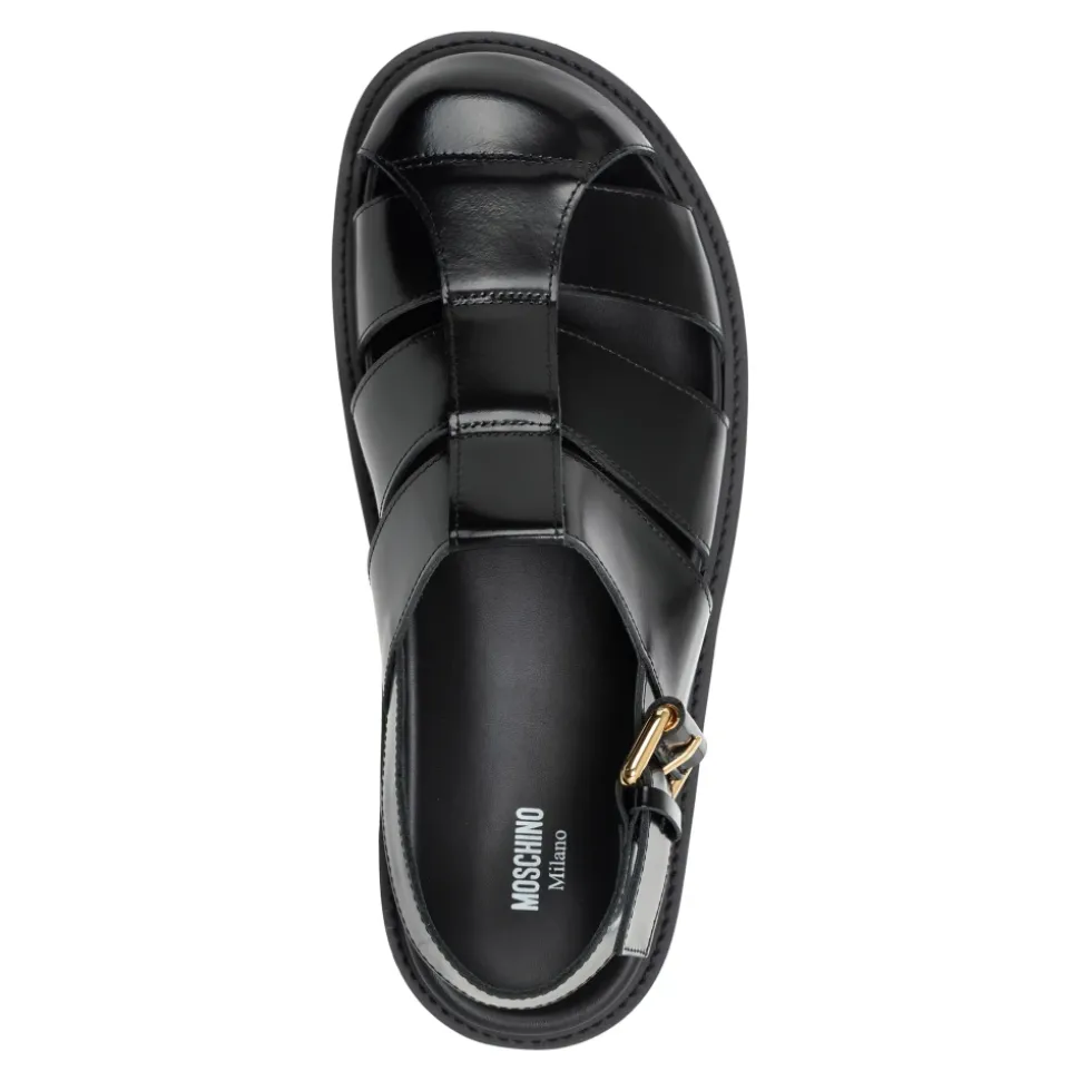 Sandales Sportives à Bride Réglable Motif Uni