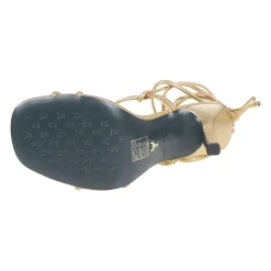 Sandales à talons en cuir