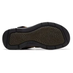 Sandalette homme marron - version large