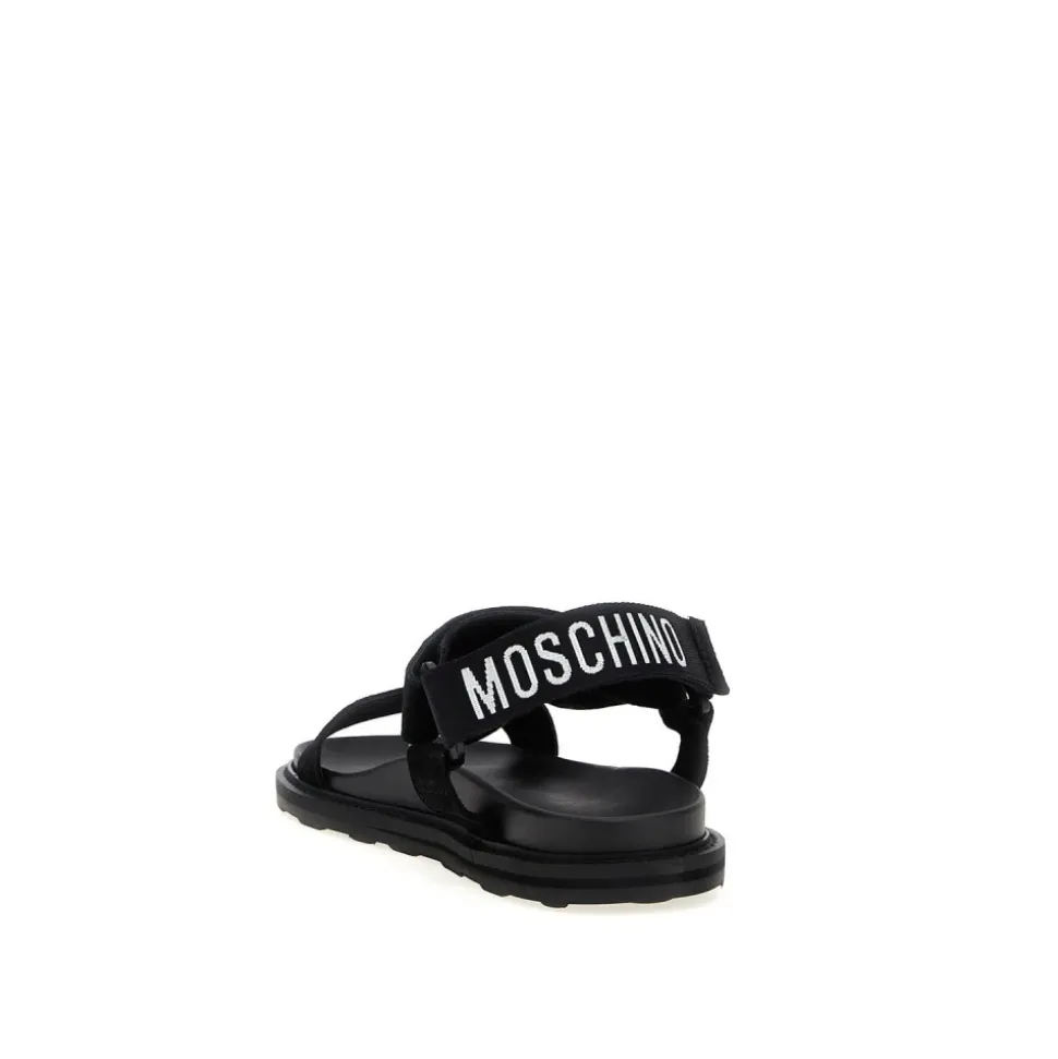 Sandal Logo Noir