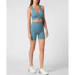 Seamless Wide Straps Sport Bra Logo