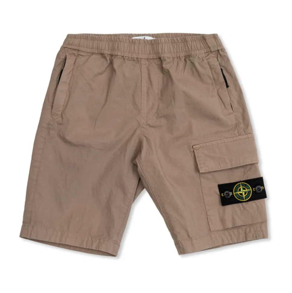 Short cargo regular fit avec taille élastiquée