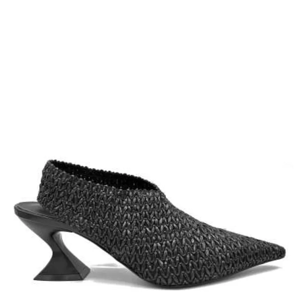 Slingback en raphia