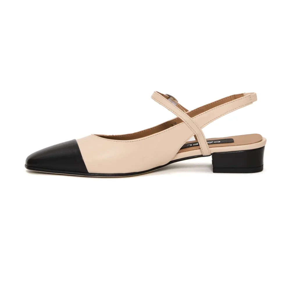 Slingback Pelle Shoes