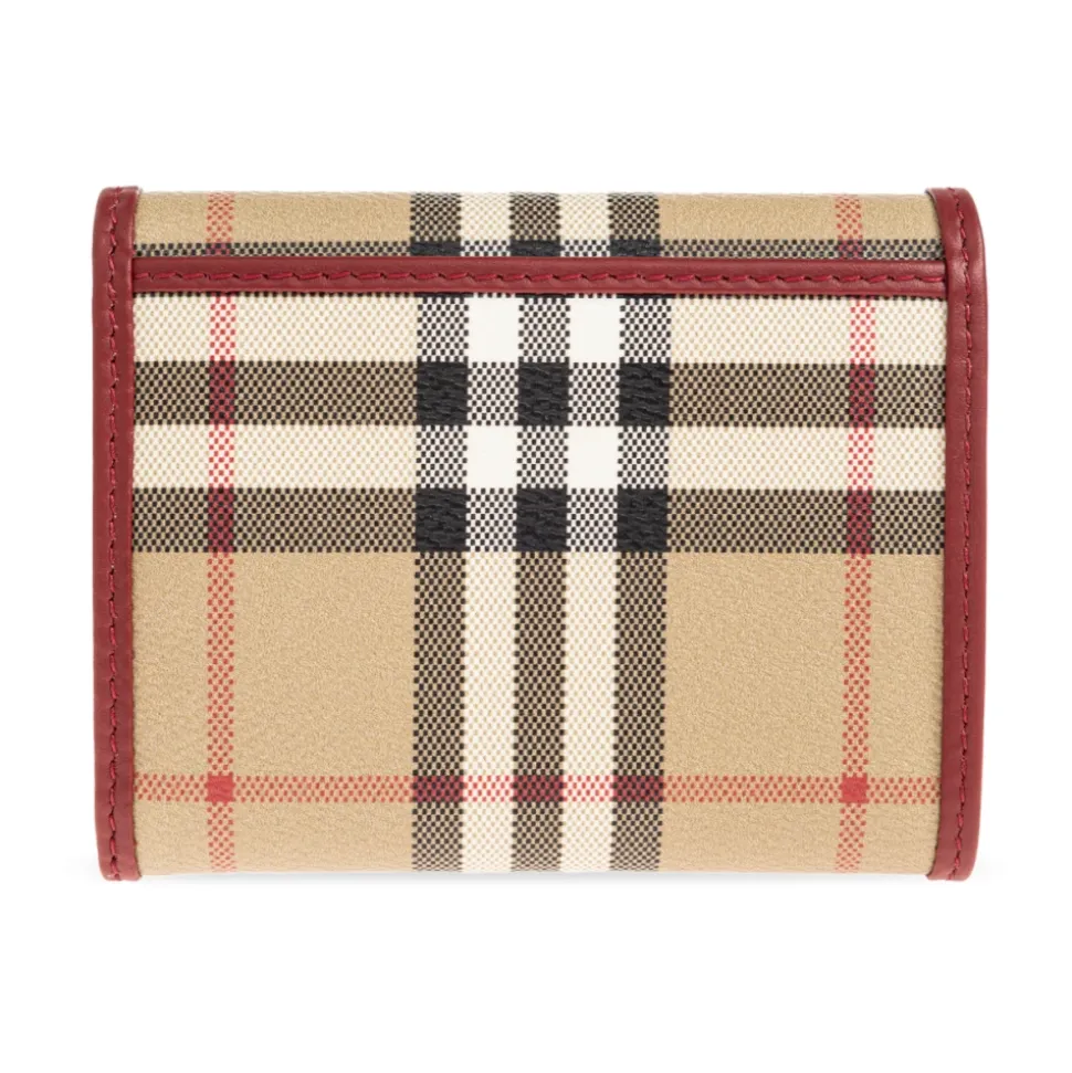 Small Check Folding Wallet