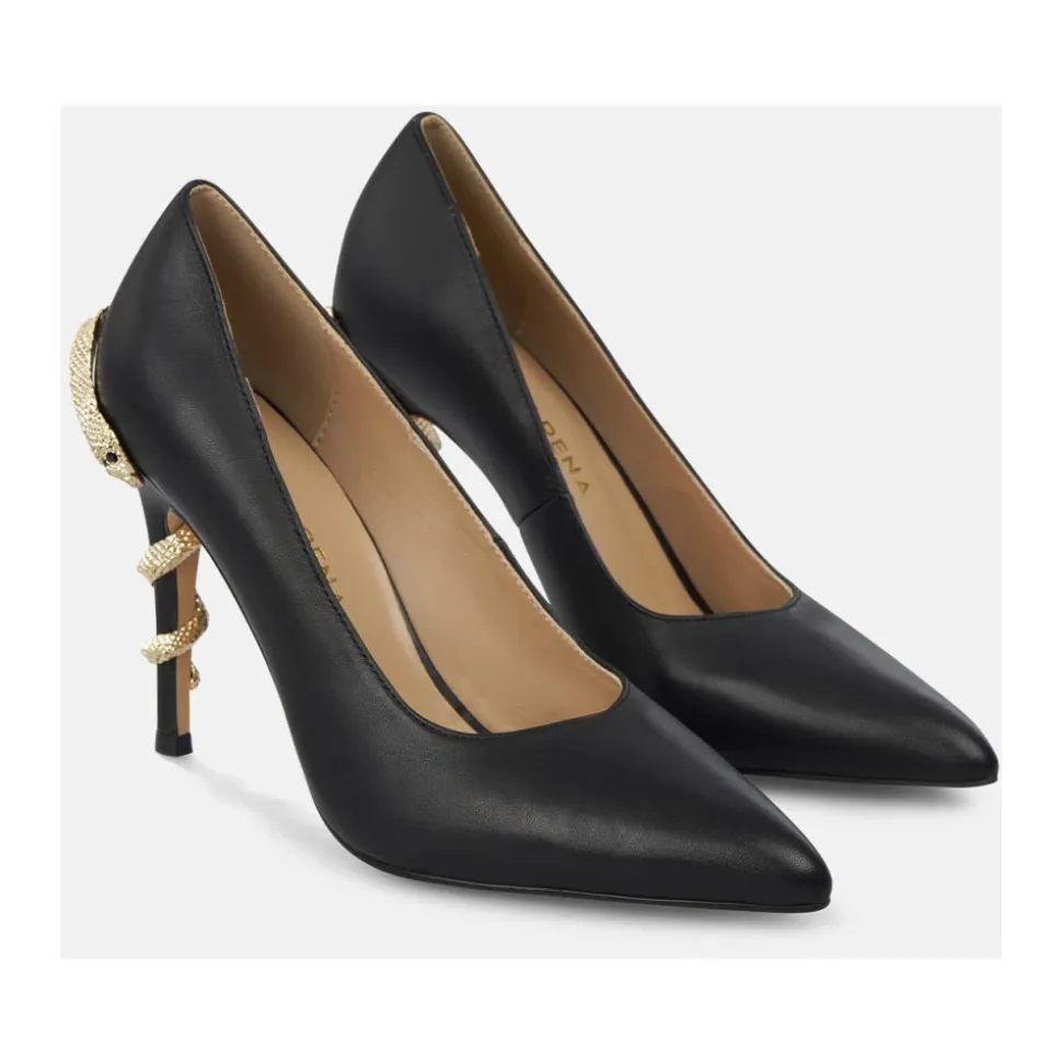 Snake Heeled Shoe