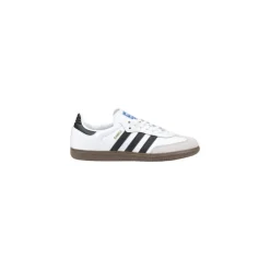 Sneaker En Cuir Noir Et Blanc