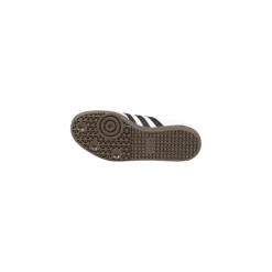 Sneaker En Cuir Noir Et Blanc