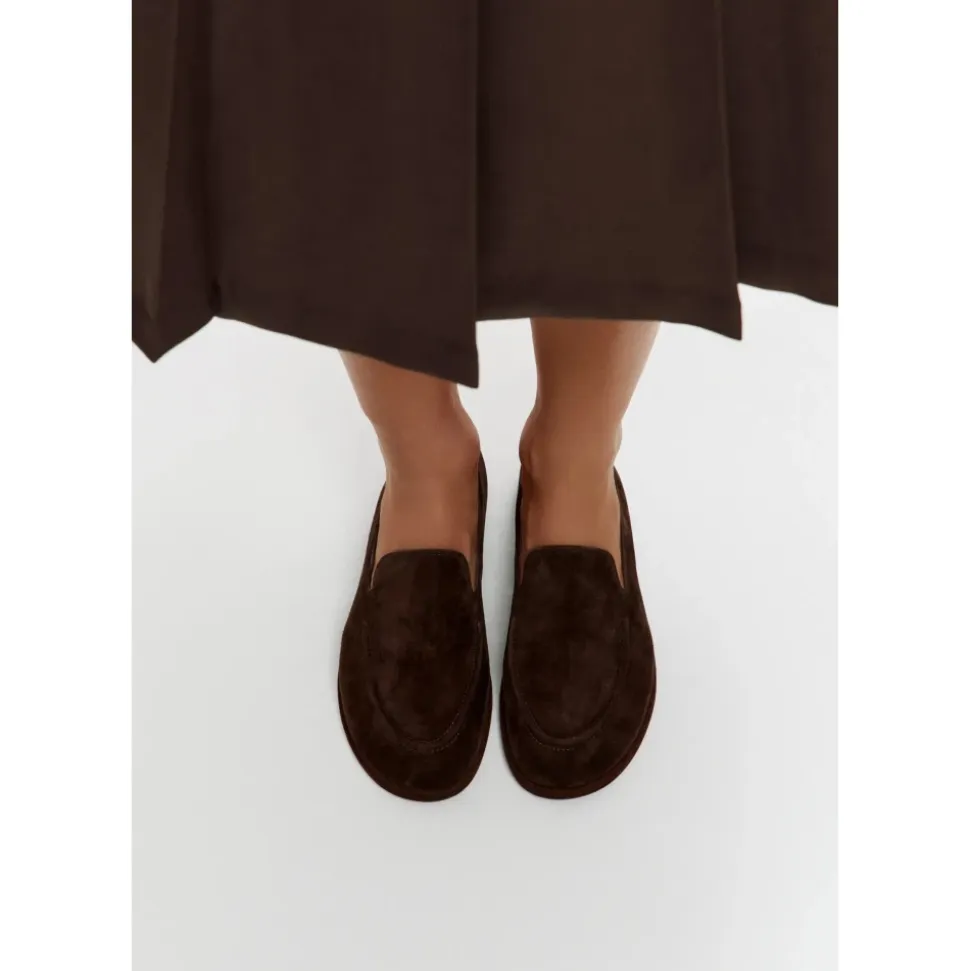 Soft Step Suede Loafers