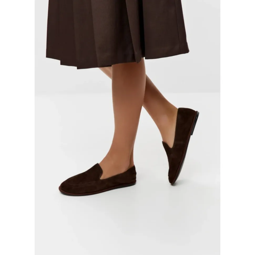 Soft Step Suede Loafers