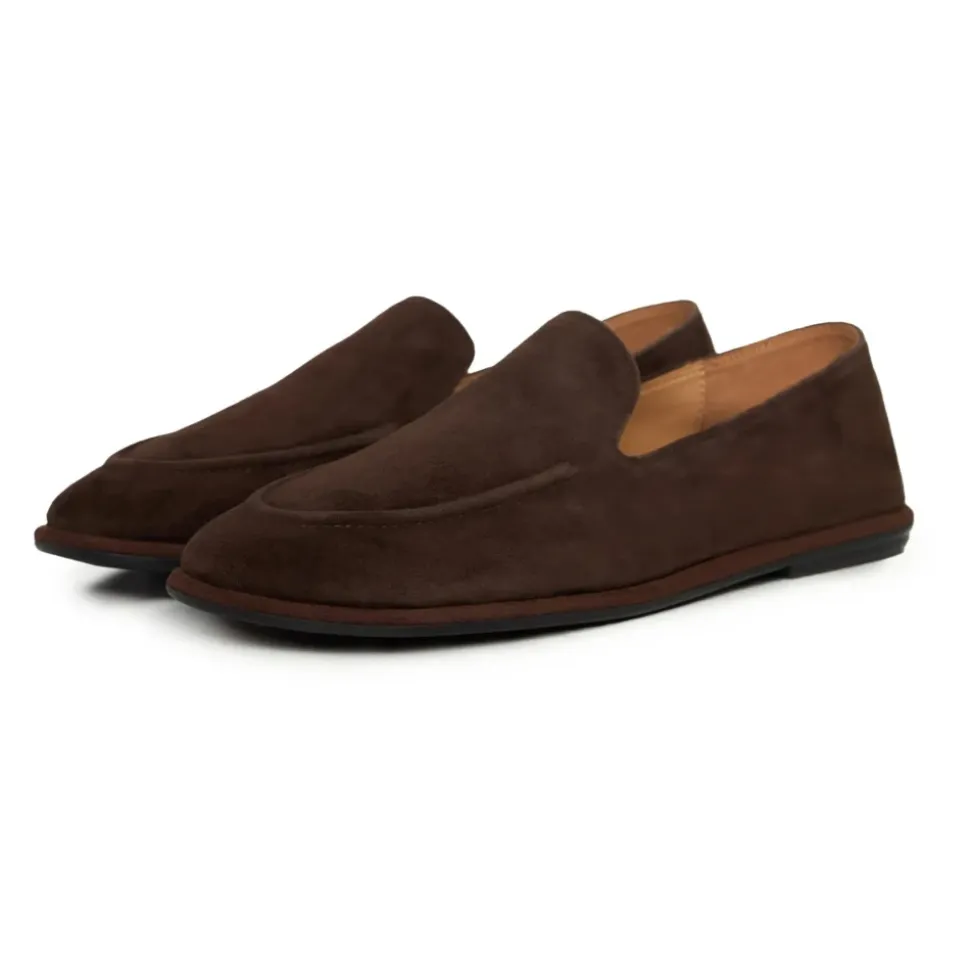 Soft Step Suede Loafers